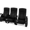 DreamScreen CINESEAT THEATRE MED TEXTILESHIELD BLACK FABRIC 3-SETER