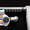 Luxaflex Motorisert Skinnesystem for sceneteppe m. RF remote