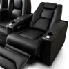 DreamScreen CineSeat ProMotor v4 Ekstrastol til 3-seter Skinn Sort