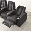 DreamScreen CineSeat ProMotor v4 Ekstrastol til 3-seter TextileShield Mikrofiber Sort