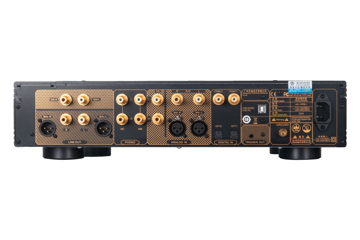 Tonewinner AD-1PRE+ FULLBALANSERT STEREO FORFORSTERKER - Bilde 6