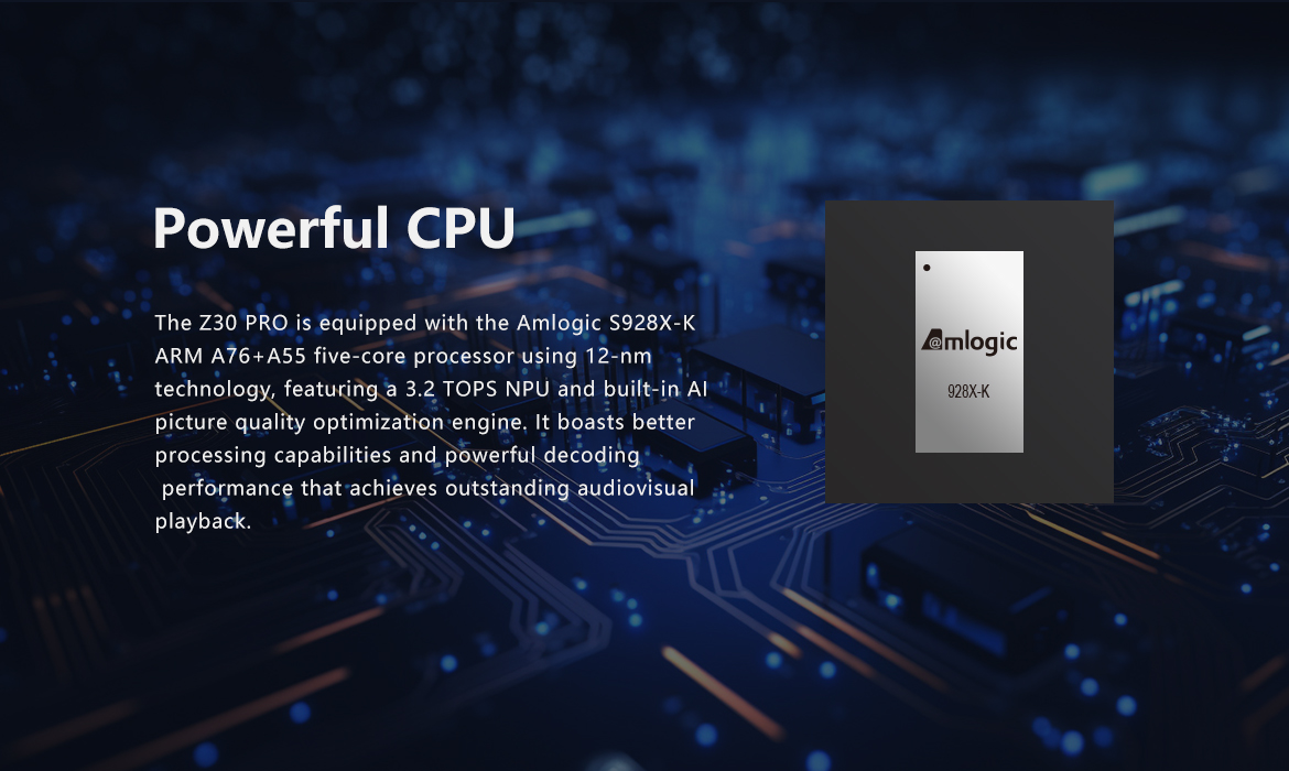 Amlogic S928X-K i Zidoo Z30 Pro