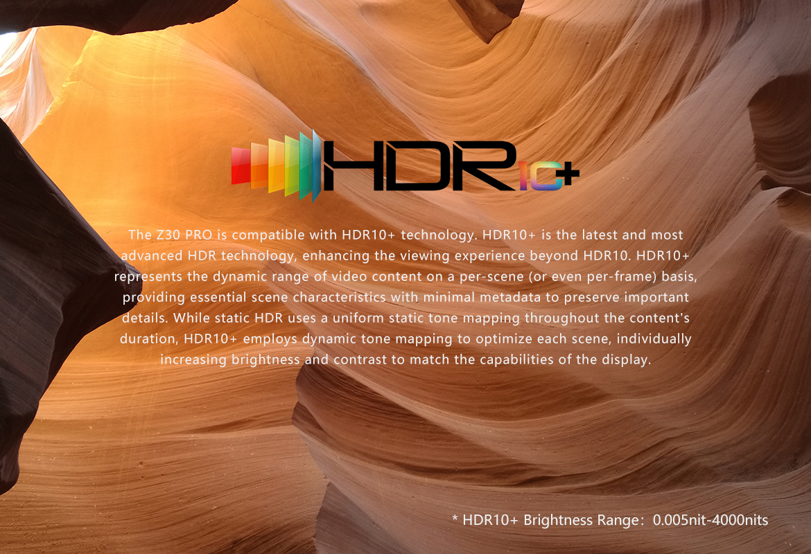 HDR10 Plus på Zidoo Z30 Pro