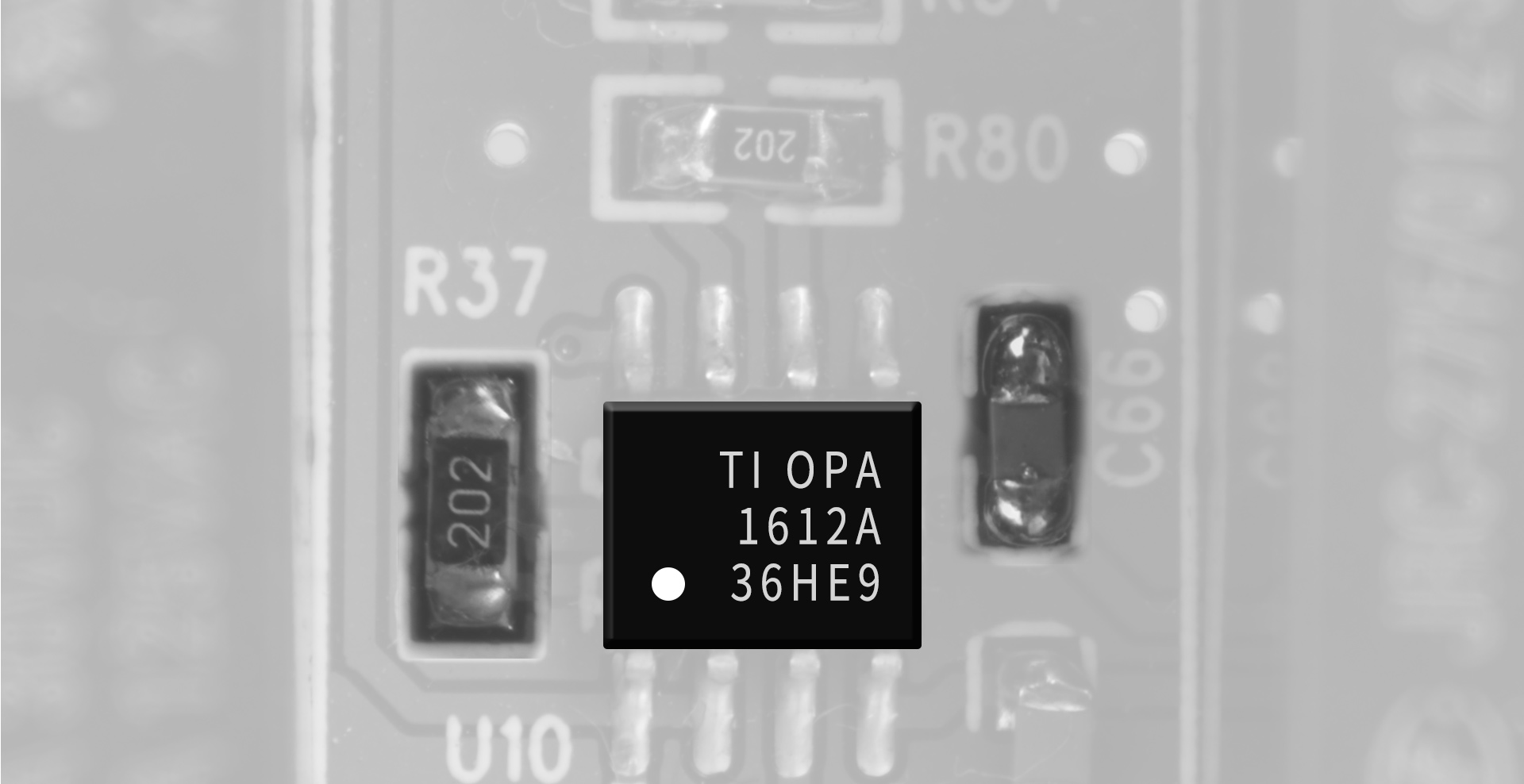 OPA1612 operasjonsforsterker i Tonewinner TY-I2PRO