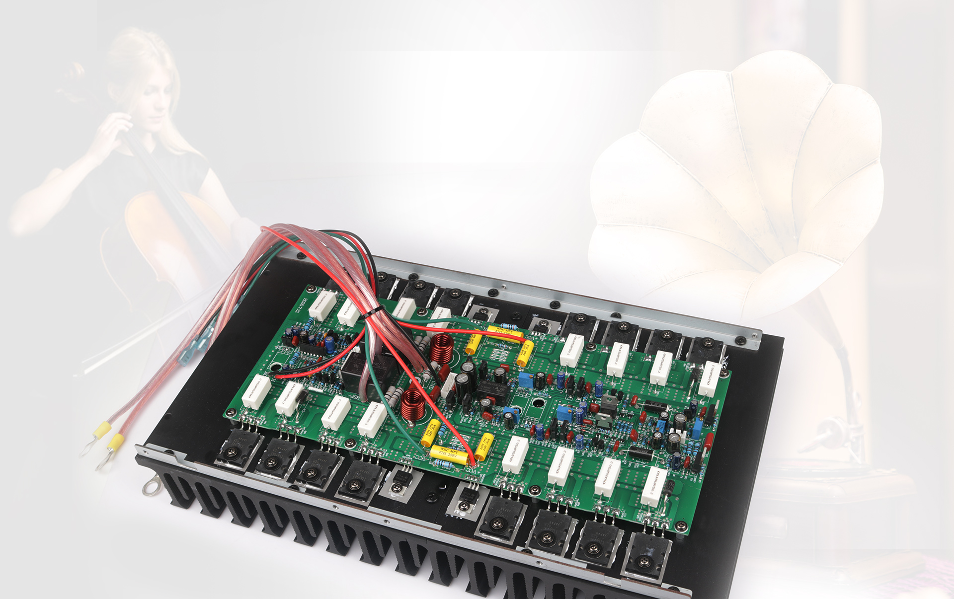 Toshiba effekttransistorer i Tonewinner AD-1PA+