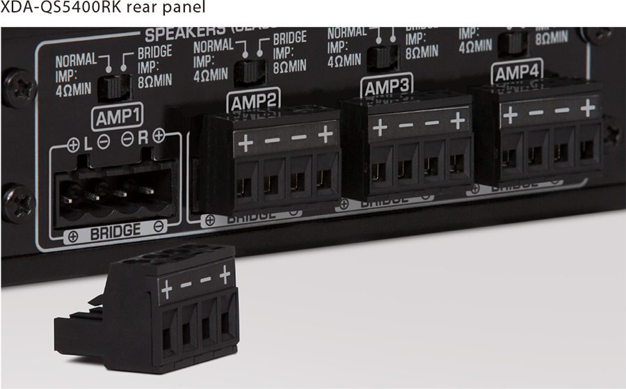 Yamaha XDA-QS5400RK – Tilkoblinger og styring