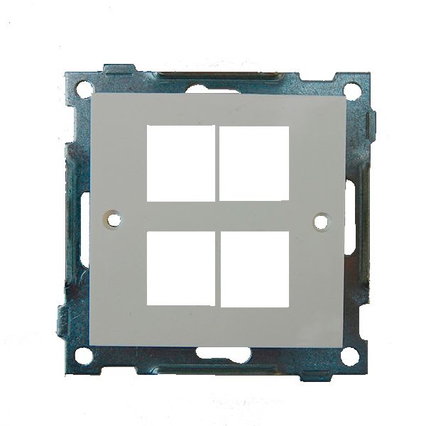 Ethereal ELKO-veggplate for 4 tilkoblingsmoduler – EU-Keyplate Kit