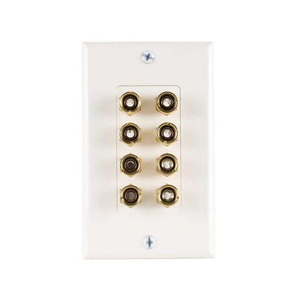 Ethereal veggplate med terminaler for 4 høyttalere – IHT-BNDPSTX8