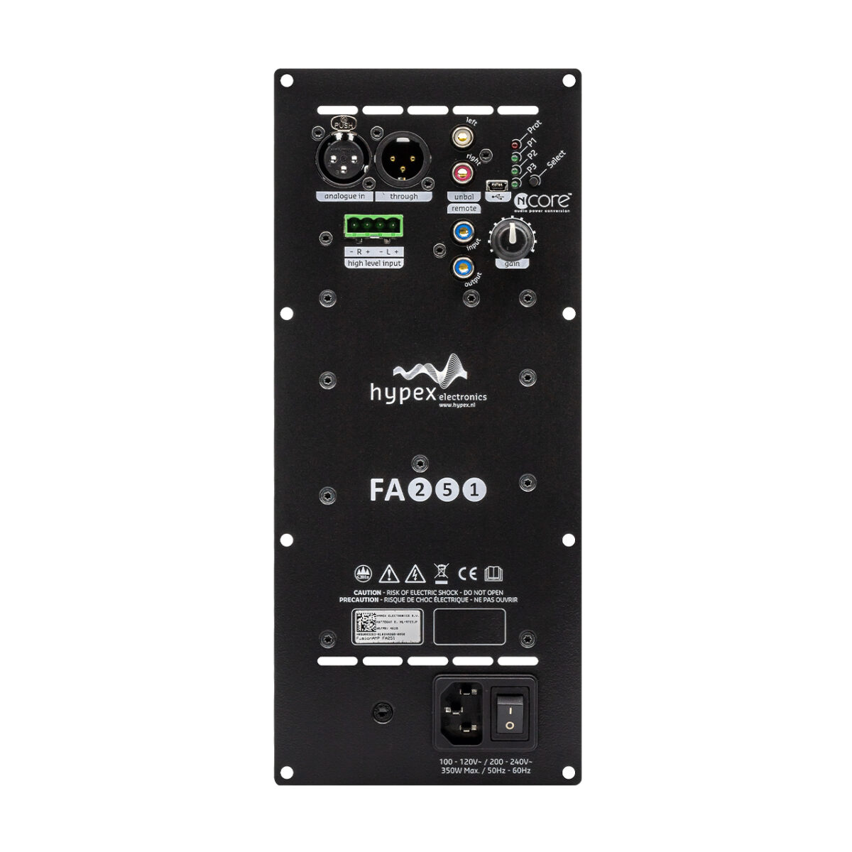 Hypex FusionAmp FA251 plateforsterker