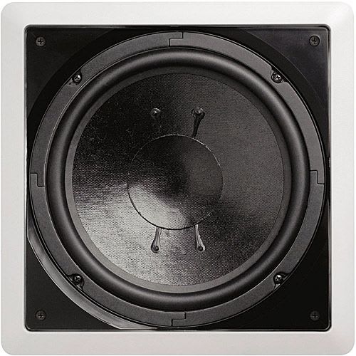 Parasound C-1002 passiv innbyggingssubwoofer vist uten frontgrill